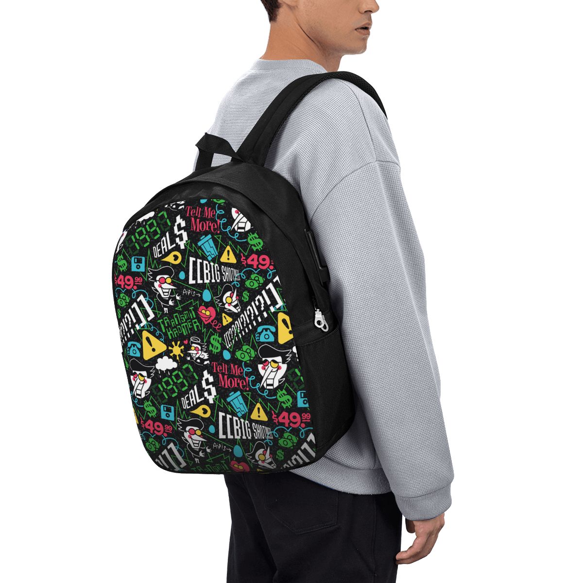 Laptops - เดลตารูน สแปมตัน จีกระเป๋าเป้สะพายหลังกระเป๋าใส่โน๊ตบุ๊คคอมพิวเตอร์กระเป๋านักเรียนวิทยาลัยกระเป๋าใส่แล็ปท็อปกระเป๋าสะพายสำหรับผู้ชายผู้หญิง