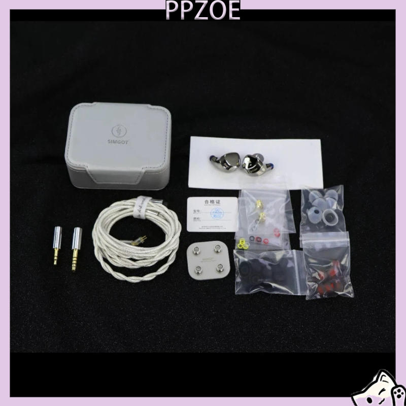Planar Magnetic Iem Earphones - SIMGOT ET142 หูฟังแบบเสียบสาย PZT ขนาดช่องเสียบใหญ่ โครงสร้างแบบแม่เหล็กสมมาตรคู่