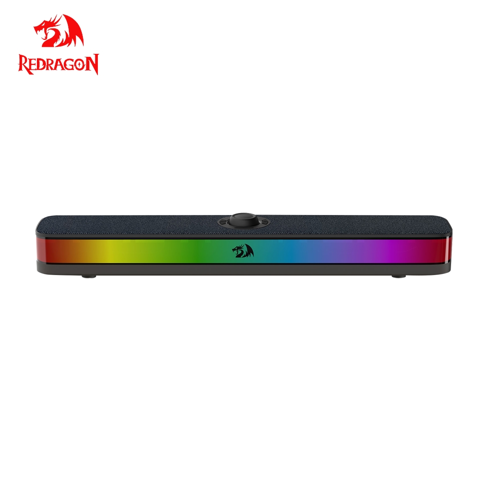 Rgb Computer Soundbar For Pc - REDRAGON NEO GS515 USB RGB เดสก์ท็อปซาวด์บาร์