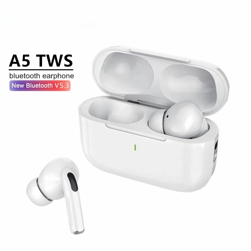 Tws Earbuds Bluetooth 5.3 - หูฟังบลูทูธ A5 TWS เสียงไฮไฟ หูฟังสำหรับเล่นกีฬา หูฟังไร้สายแท้