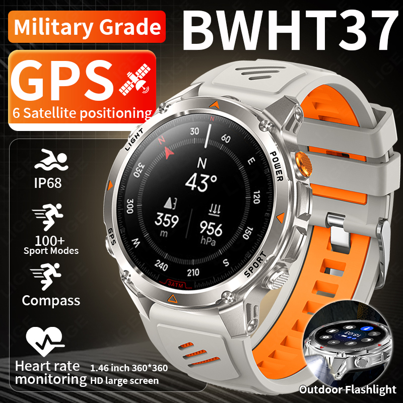 Smartwatches - นาฬิกาสมาร์ทวอทช์ LIGE รุ่นทนทาน พร้อม GPS ติดตามตำแหน่ง