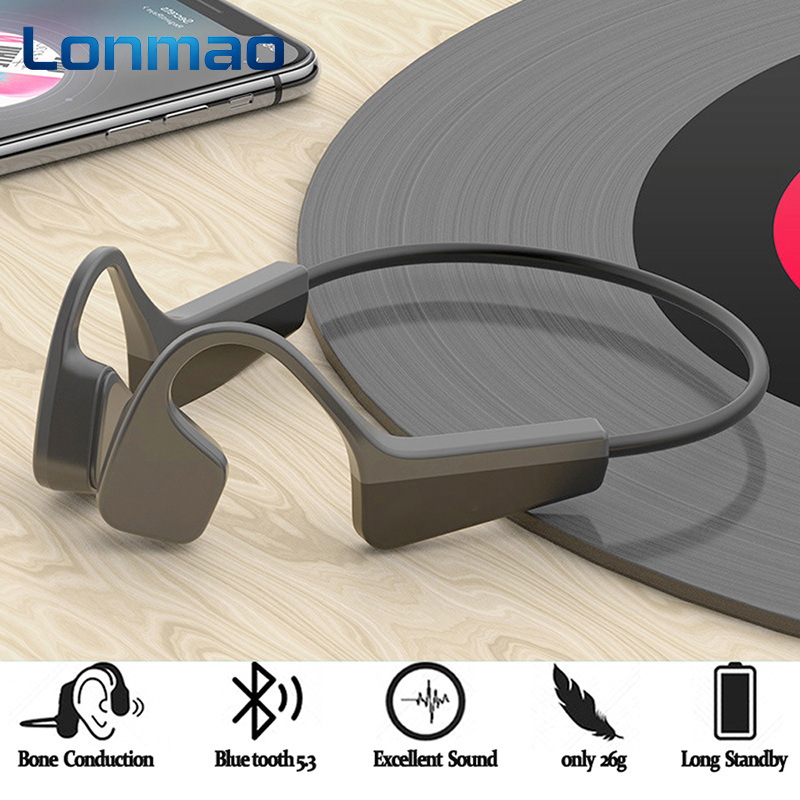Bone Conduction Running Headphones - หูฟังไร้สายแบบ Bone Conduction บลูทูธ 5.3 หูฟังแบบเปิดสำหรับเล่นกีฬา
