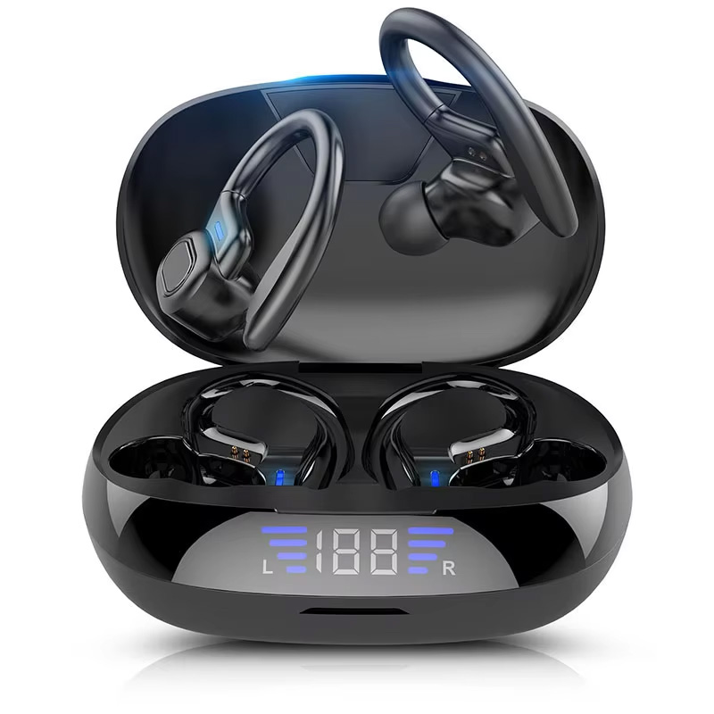 Anc Wireless Over Ear Headphones - หูฟังไร้สาย Sports SP16 BT แบบครอบหูพร้อมตะขอเกี่ยวหู หูฟังสำหรับเล่นกีฬา