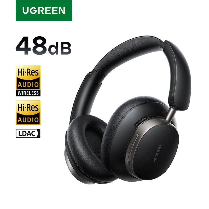 Anc Wireless Over Ear Headphones - UGREEN Studio Pro 48dB ANCหูฟังไร้สายหูฟังบลูทูธตัดเสียงรบกวนHi-Res LDAC