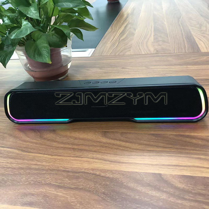 Rgb Computer Soundbar For Pc - ไฟ RGB ลำโพงบลูทูธ ซาวด์บาร์ ลำโพงคอมพิวเตอร์ รองรับ