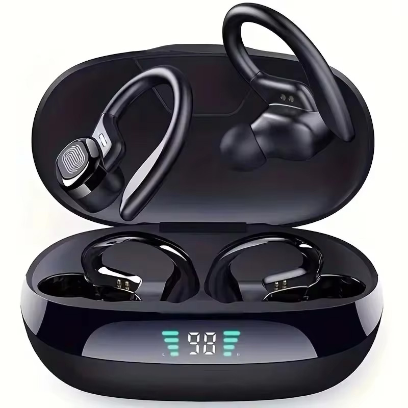Tws Earbuds Bluetooth 5.3 - SP16 TWS หูฟังไร้สายบลูทูธหูฟังพร้อมจอแสดงผล LED ชาร์จกรณีกีฬาชุดหูฟังธุรกิจสำหรับไอโฟน ซัมซุง
