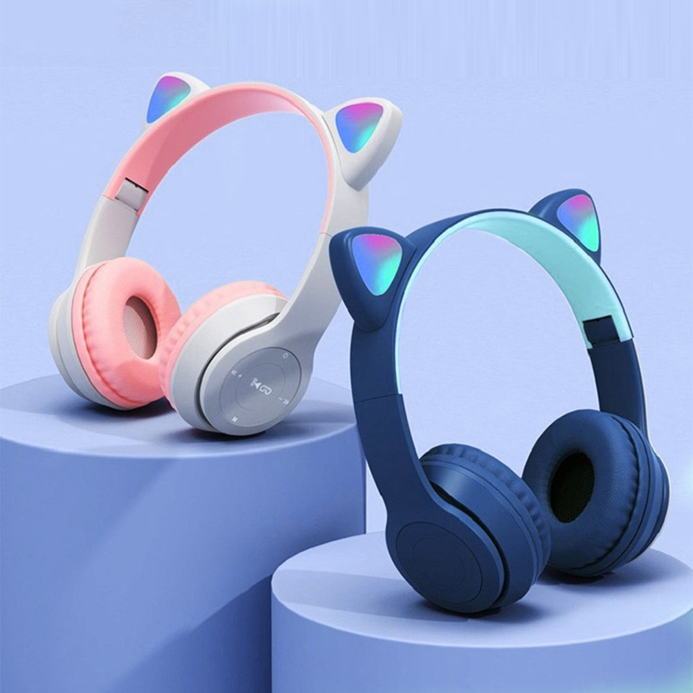 แฟลชไลท์หูแมวน่ารักหูฟังไร้สาย - Cat Ear Bluetooth Headset Led บทวิจารณ์และราคา