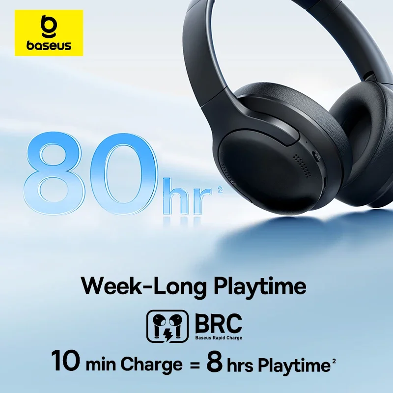 หูฟังไร้สาย Baseus BH1 Lite บล - Anc Wireless Over Ear Headphones บทวิจารณ์และราคา
