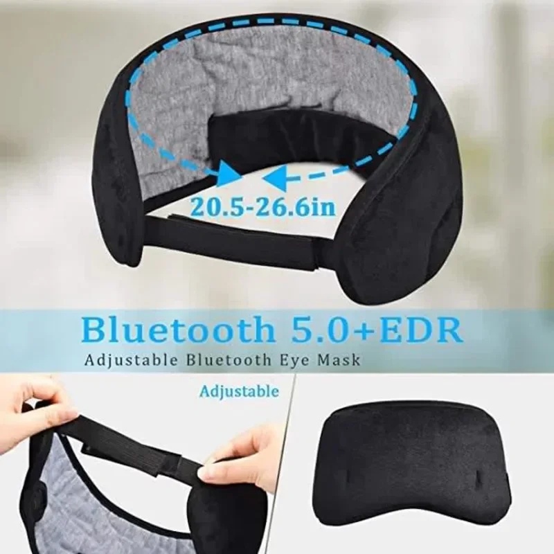 หน้ากากปิดตา 3 มิติ พร้อมหูฟัง - Sleep Mask Headphones Bluetooth บทวิจารณ์และราคา