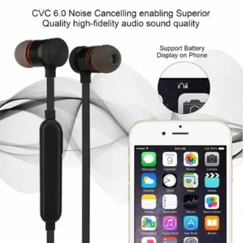 หูฟังบลูทูธแบบคล้องคอ 1-4 ชิ้น - Magnetic Neckband Sports Earphones บทวิจารณ์และราคา