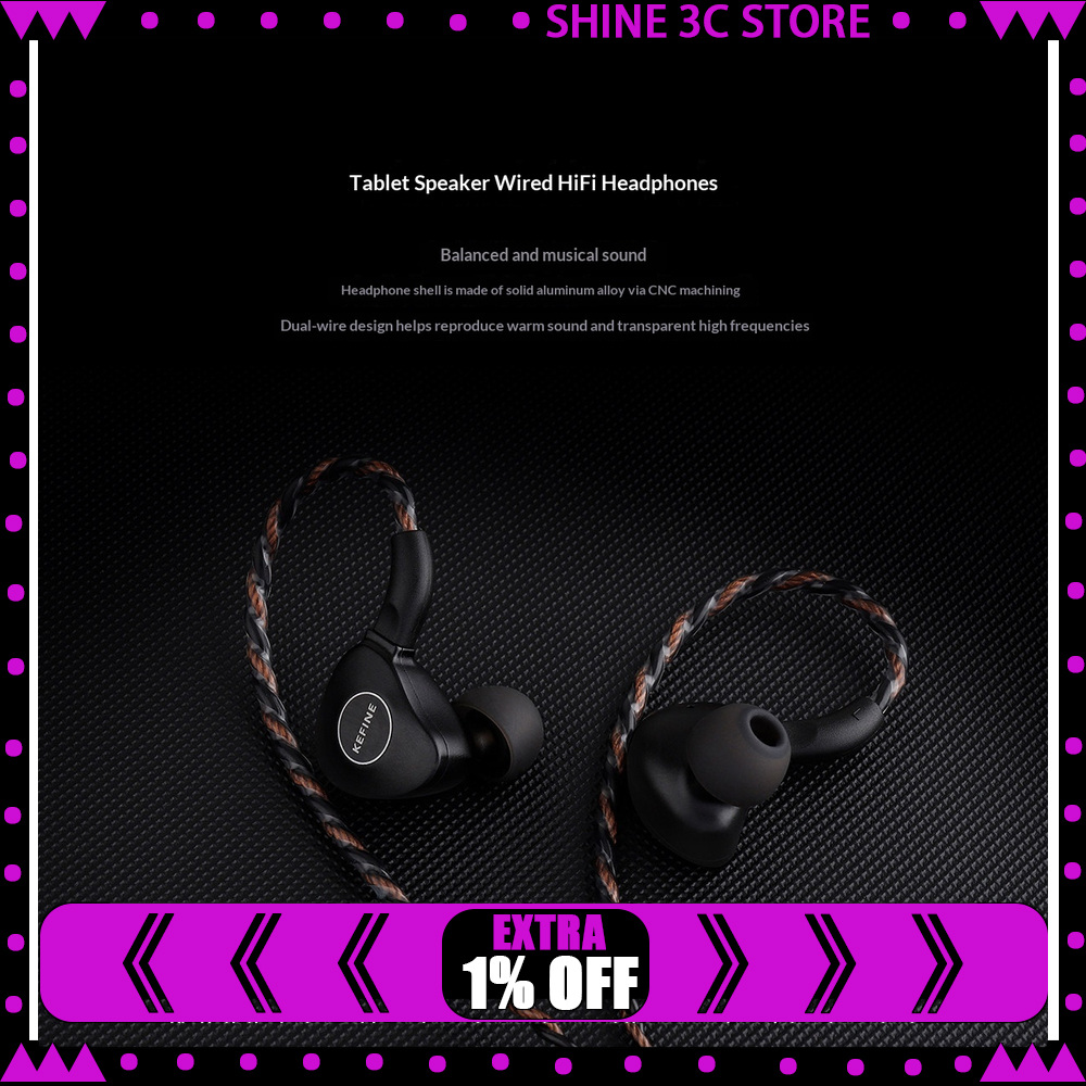 KEFINE Klanar หูฟังอินเอียร์พร - Planar Magnetic Iem Earphones บทวิจารณ์และราคา