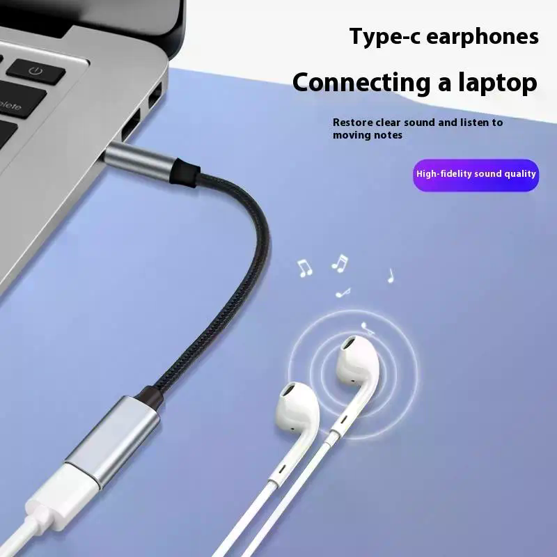 อุปกรณ์เสริมโทรศัพท์ แท็บเล็ต  - Type C Wired Earphones With Mic บทวิจารณ์และราคา
