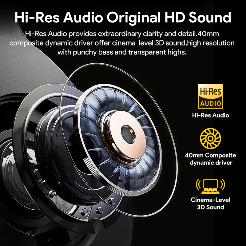 หูฟังไร้สาย QCY H3 ANC Hi-Res  - Anc Wireless Over Ear Headphones บทวิจารณ์และราคา