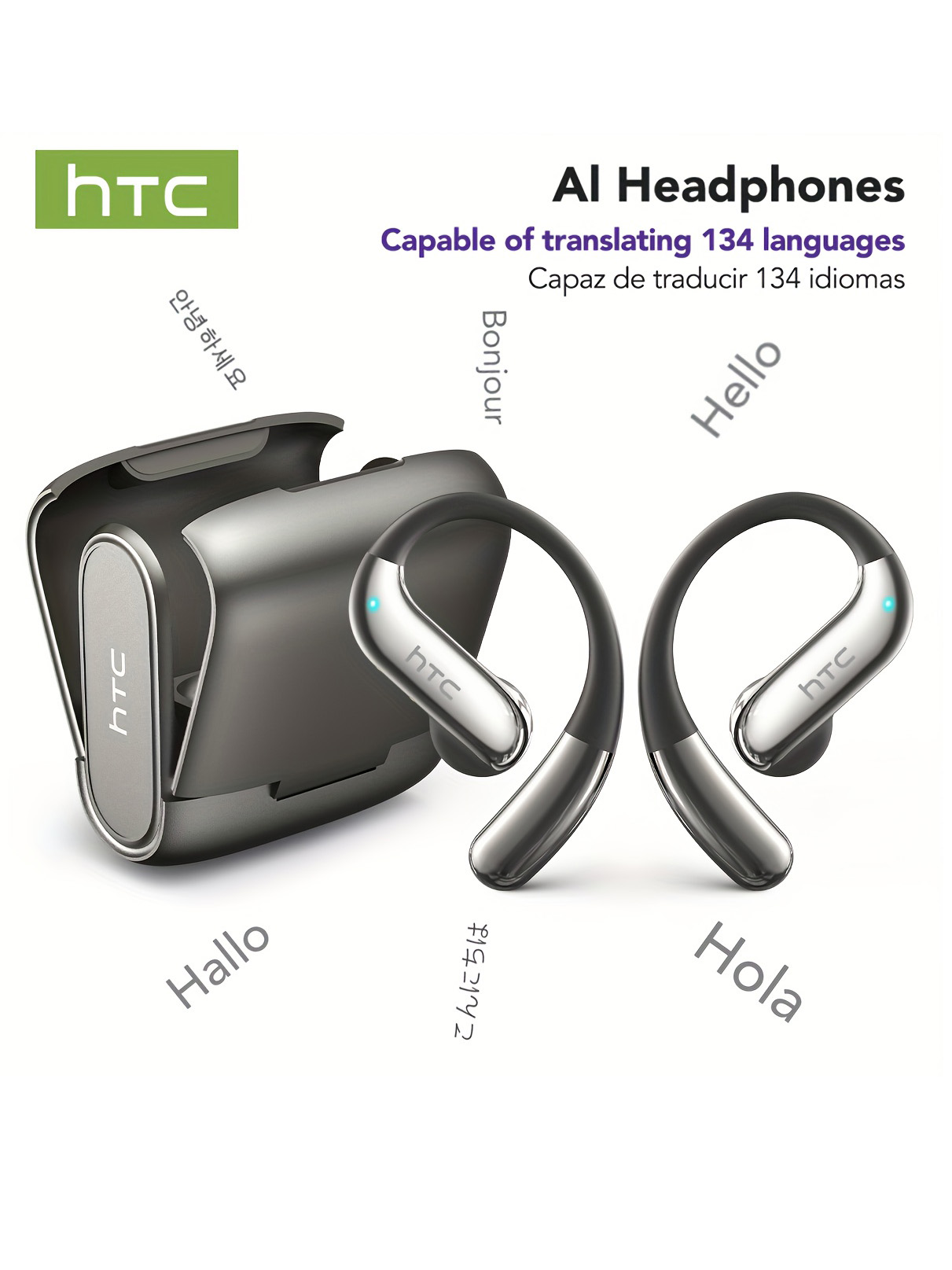 หูฟังบลูทูธแบบเปิดหู HTC เล่นไ - Headphones บทวิจารณ์และราคา