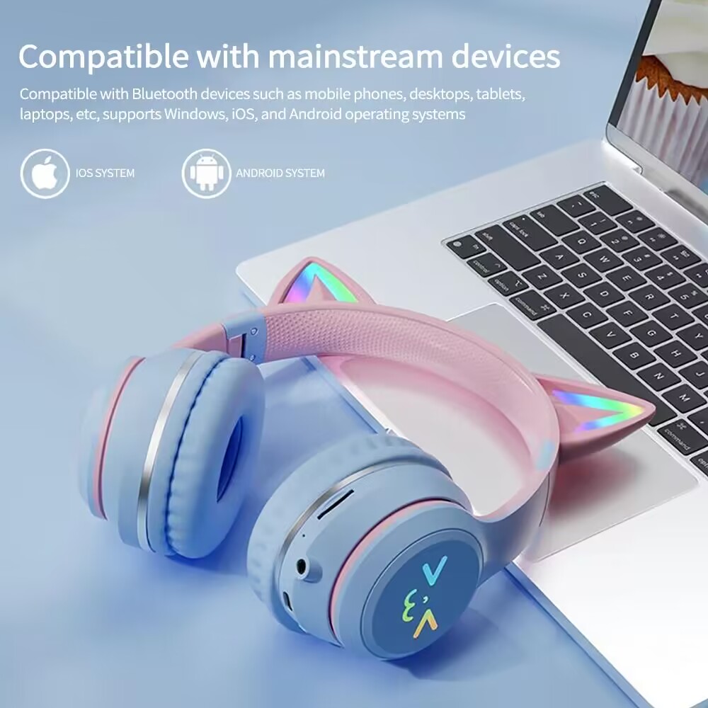 หูฟังเรืองแสง RGB หูฟังเอียบัด - Gaming Headset With Mic Rgb บทวิจารณ์และราคา