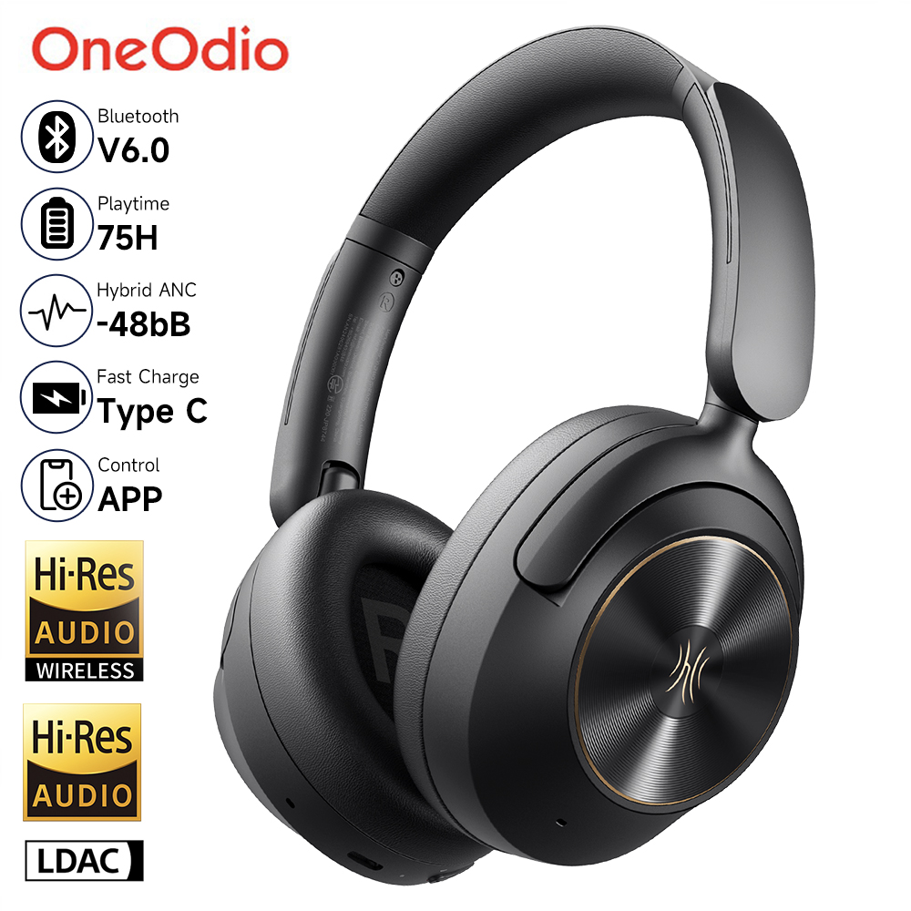 Oneodio A6 ANC หูฟังไร้สายบลูท - Anc Wireless Over Ear Headphones บทวิจารณ์และราคา