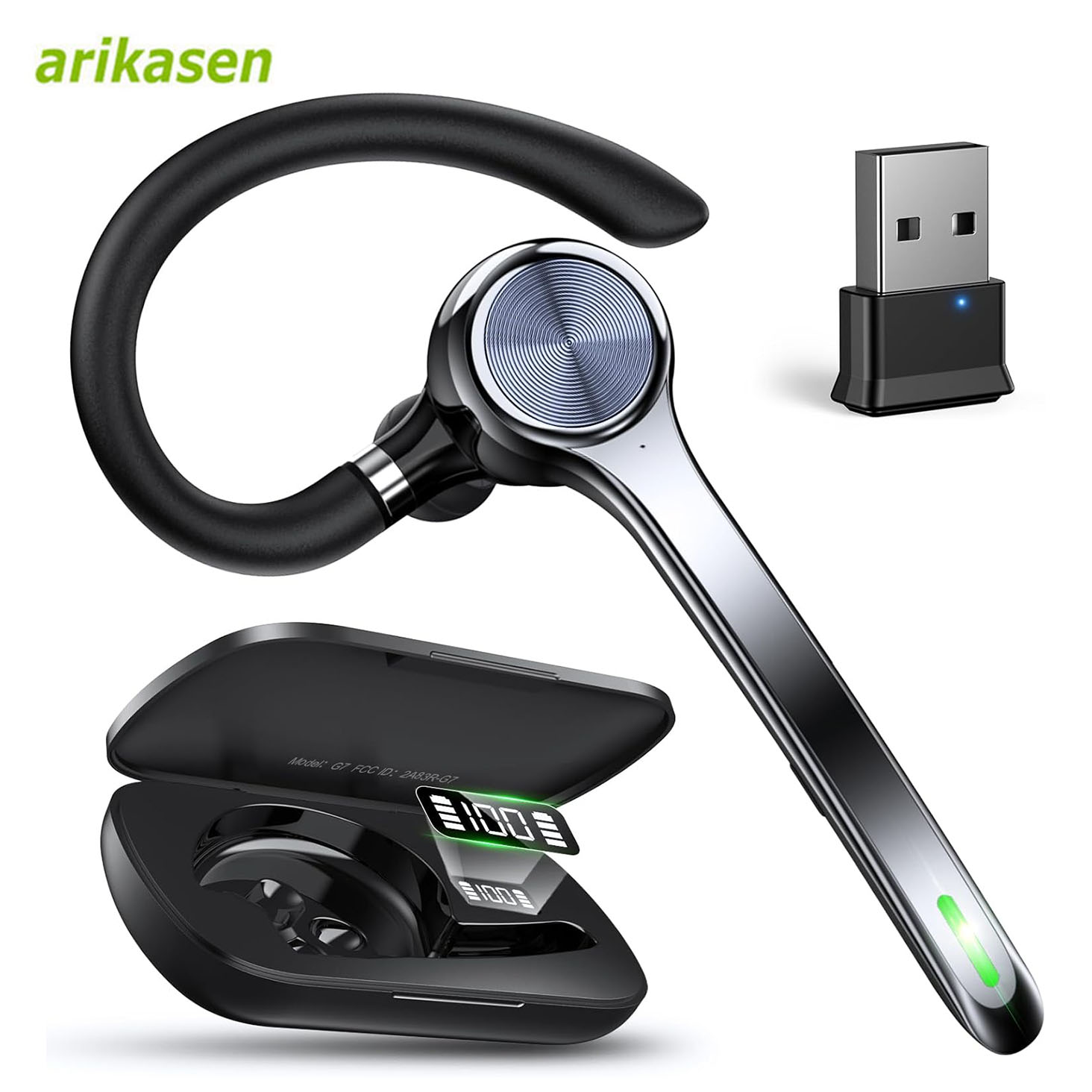 ชุดหูฟังไร้สาย ชุดหูฟังบลูทูธแ - Open Ear Air Conduction Headphones บทวิจารณ์และราคา