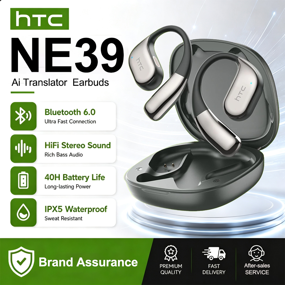 HTC NE39 AI แปลภาษาได้ หูฟังไร - Bone Conduction Running Headphones บทวิจารณ์และราคา