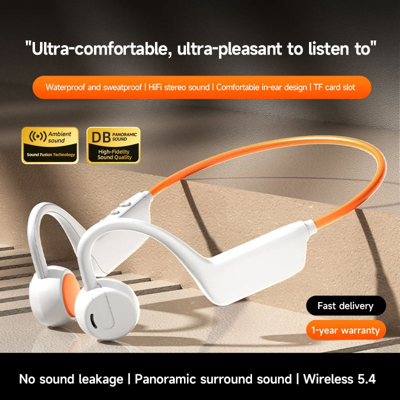 หูฟังบลูทูธแบบนำเสียงผ่านกระดู - Bone Conduction Running Headphones บทวิจารณ์และราคา