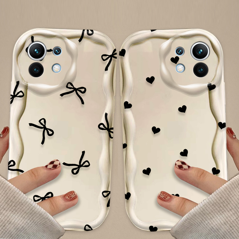 เคสลายโบว์สีดำรูปหัวใจสำหรับ X - Tablets บทวิจารณ์และราคา
