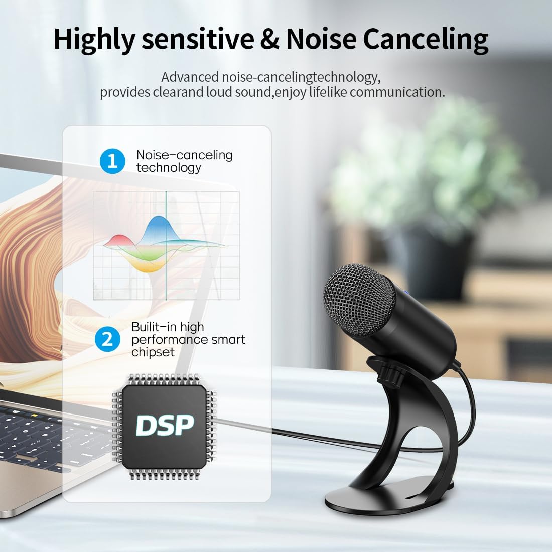 ไมโครโฟน USB แบบคอนเดนเซอร์สำห - Tablets บทวิจารณ์และราคา