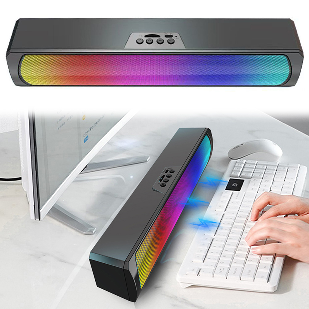 คอมพิวเตอร์แบบพกพาลำโพงซาวด์บา - Rgb Computer Soundbar For Pc บทวิจารณ์และราคา