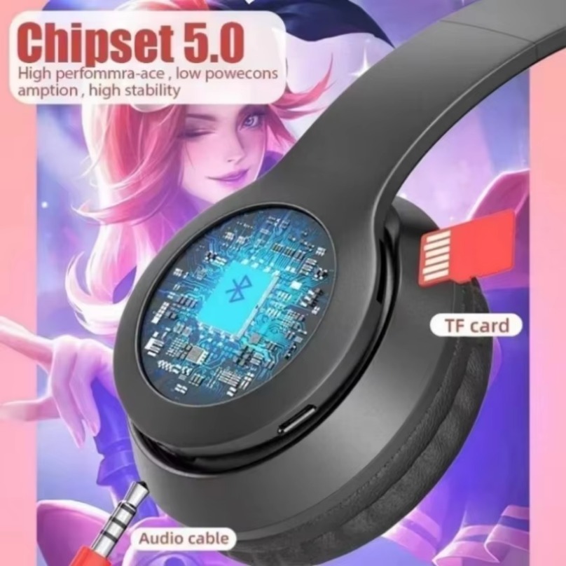 หูฟังบลูทูธไร้สาย หูฟังแบบหูแม - Cat Ear Bluetooth Headset Led บทวิจารณ์และราคา